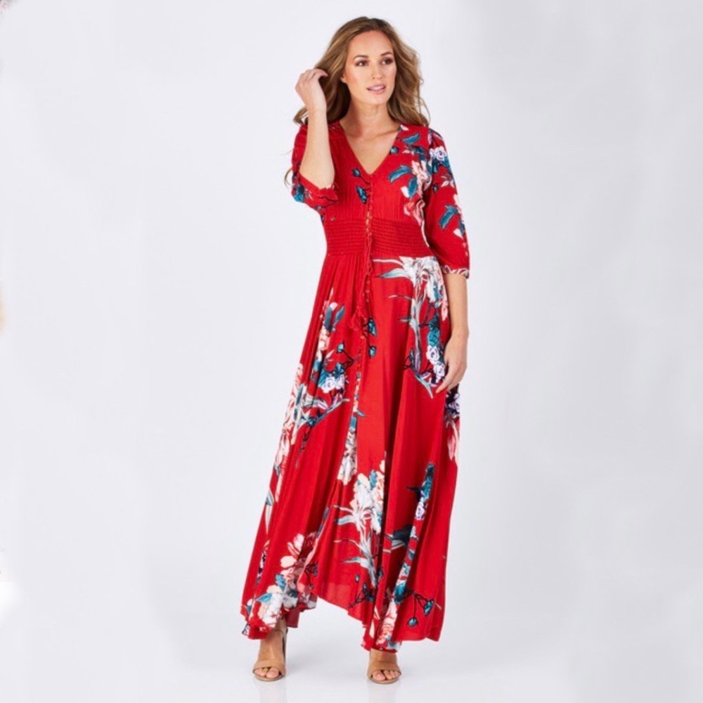 Jaase -Indiana Red Dress-